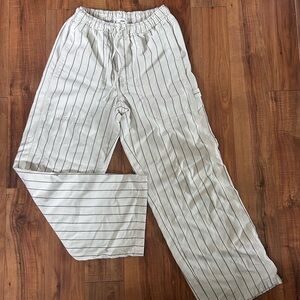 EUC Aerie Stripes Workwear Pant